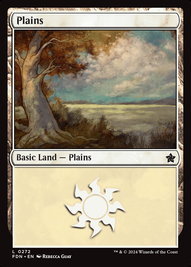 Plains card front