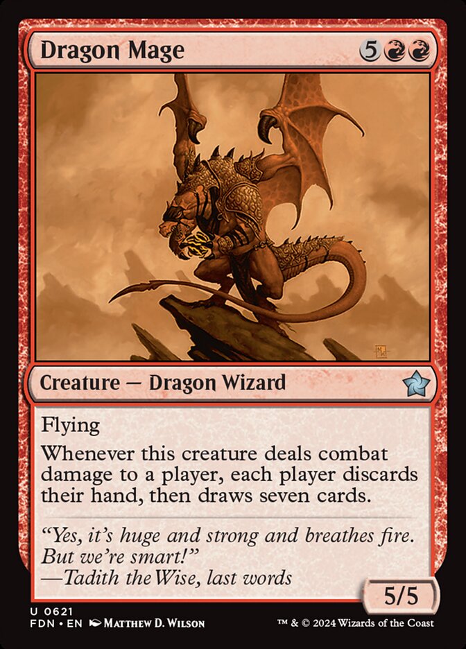 Dragon Mage card front