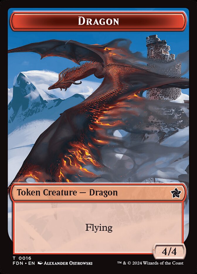 Dragon card front