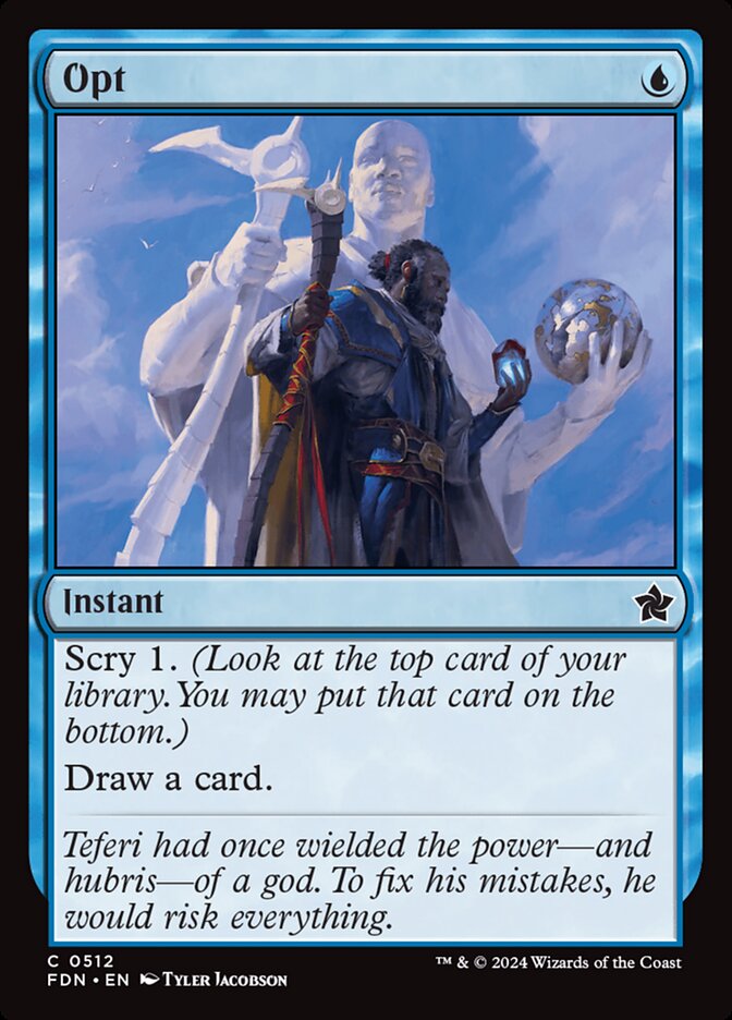 Opt card front