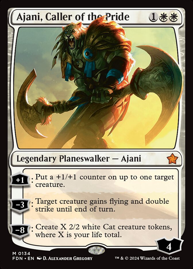 Ajani, Caller of the Pride card front