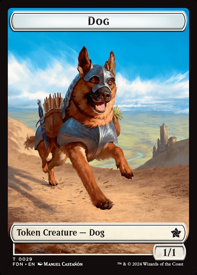 Dog card front