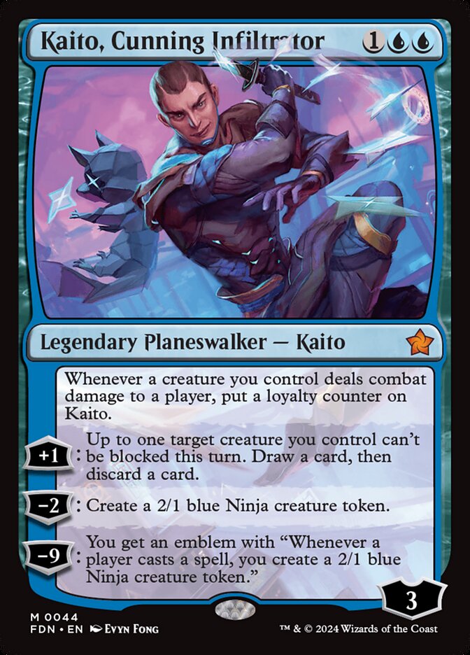 Kaito, Cunning Infiltrator card front