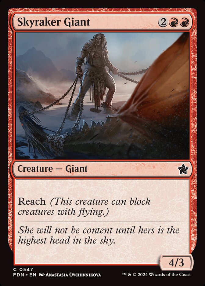 Skyraker Giant card front