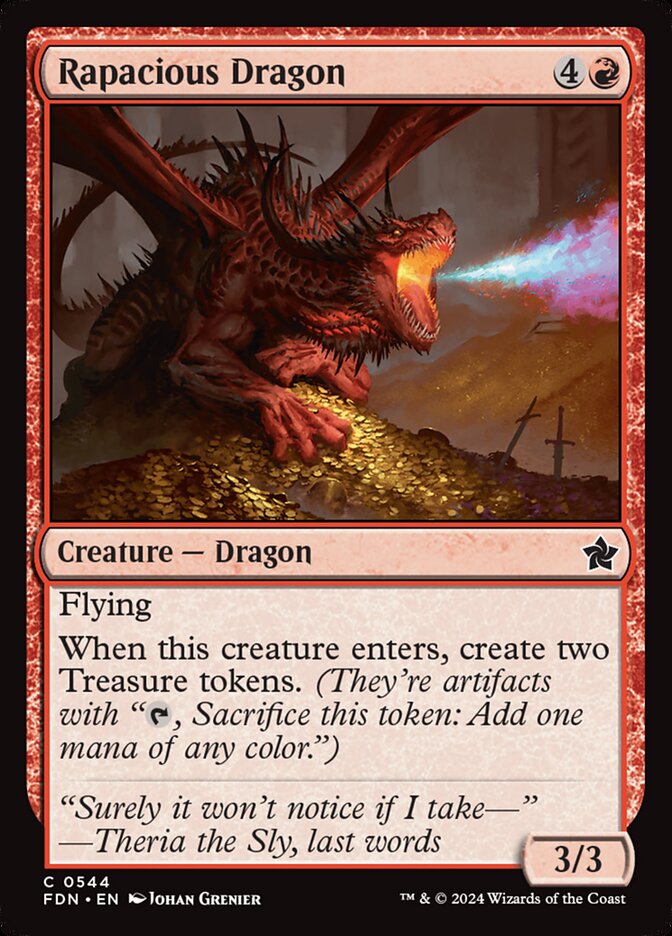 Rapacious Dragon card front