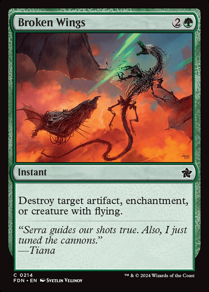 Broken Wings card front