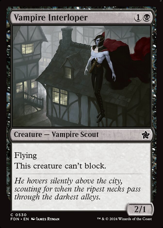Vampire Interloper card front