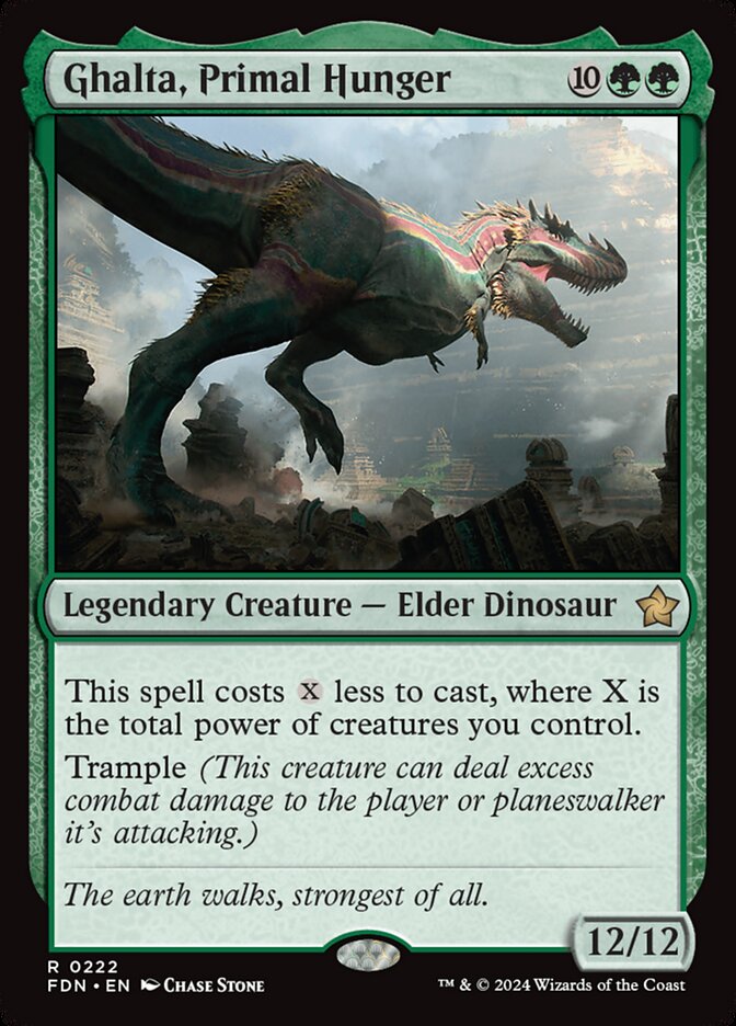 Ghalta, Primal Hunger card front