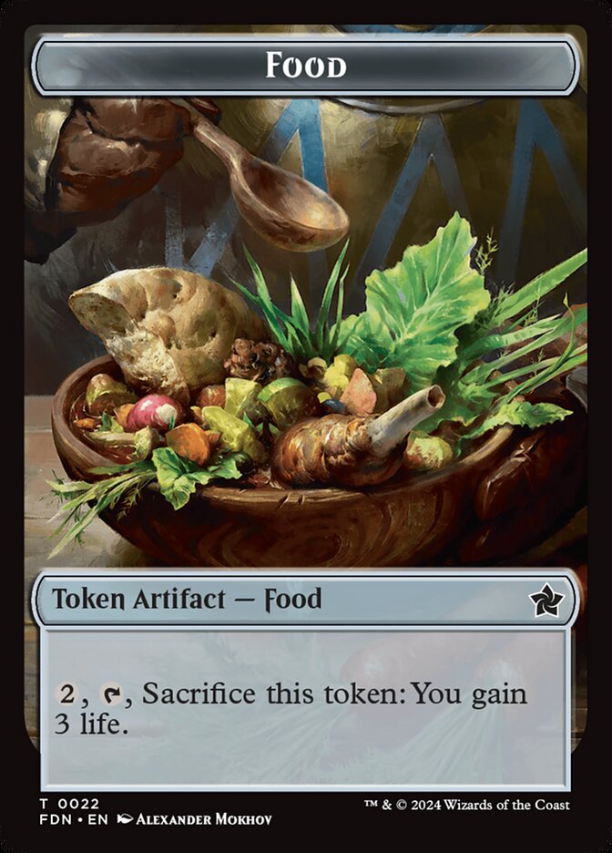 Food card front
