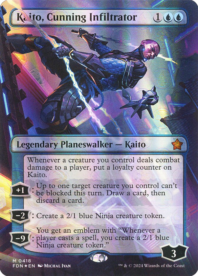 Kaito, Cunning Infiltrator card front