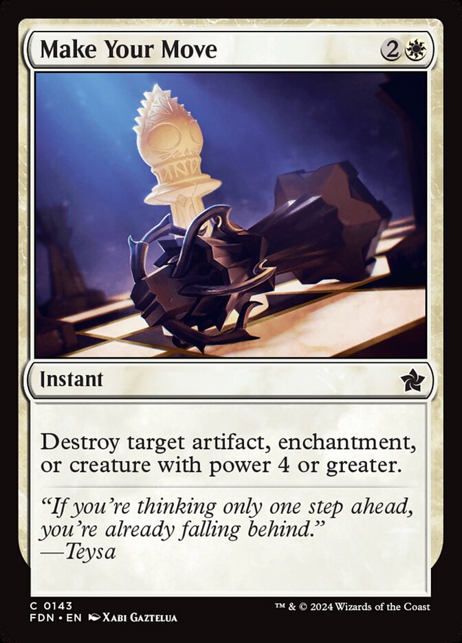 Make Your Move card front