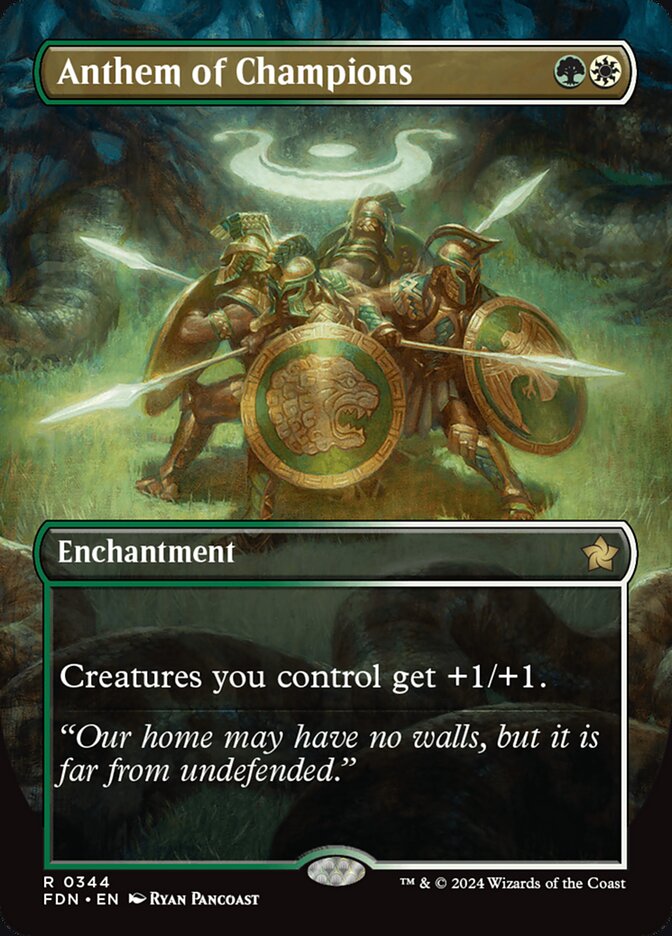 Anthem of Champions card front