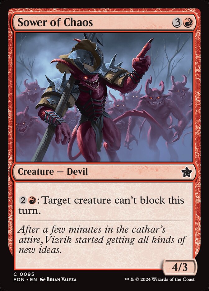Sower of Chaos card front