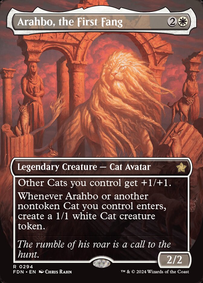Arahbo, the First Fang card front