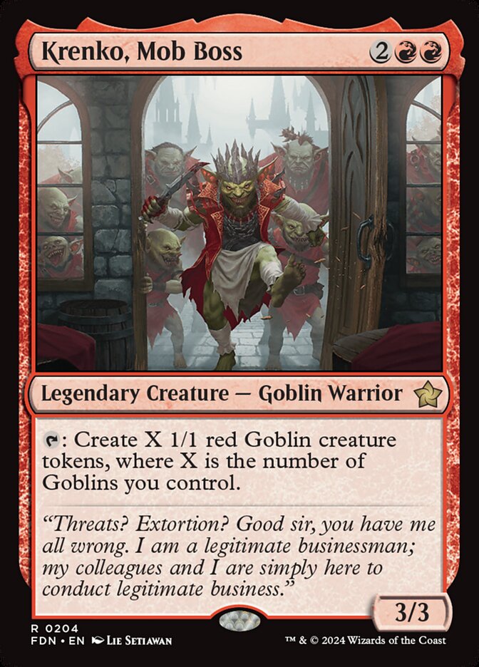 Krenko, Mob Boss card front