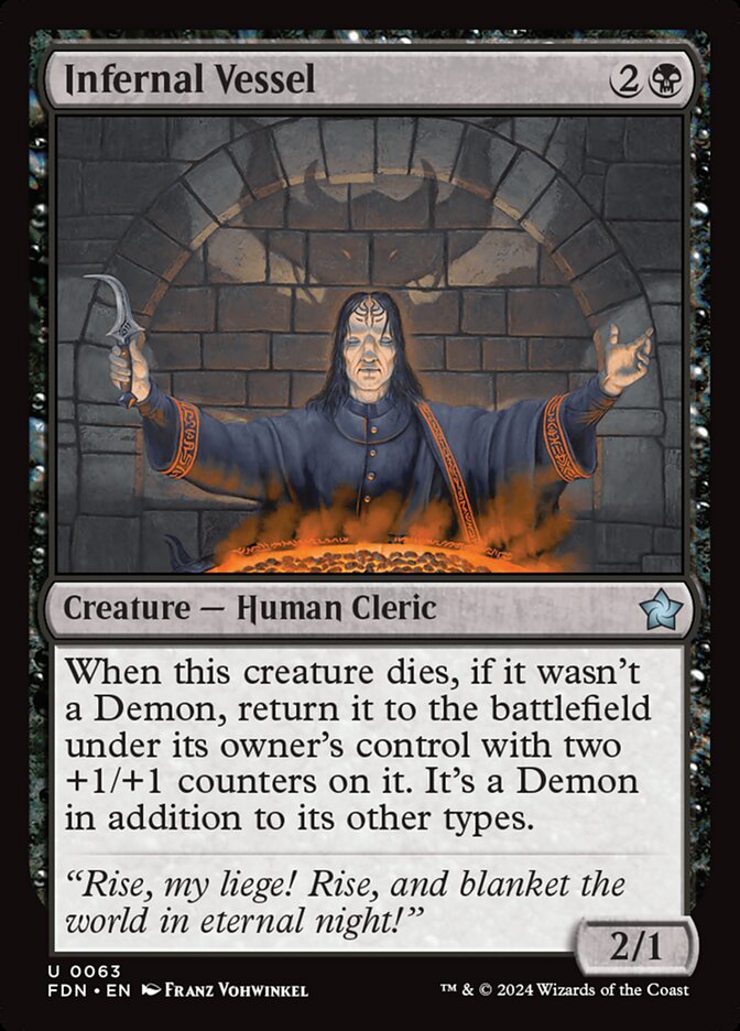 Infernal Vessel card front