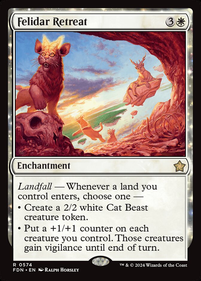 Felidar Retreat card front