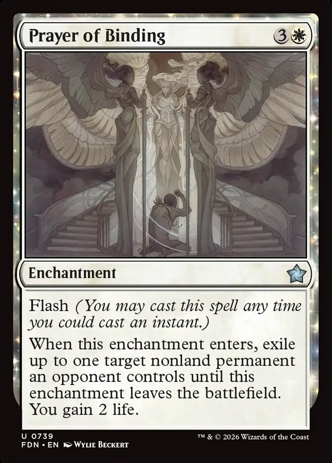 Prayer of Binding card front