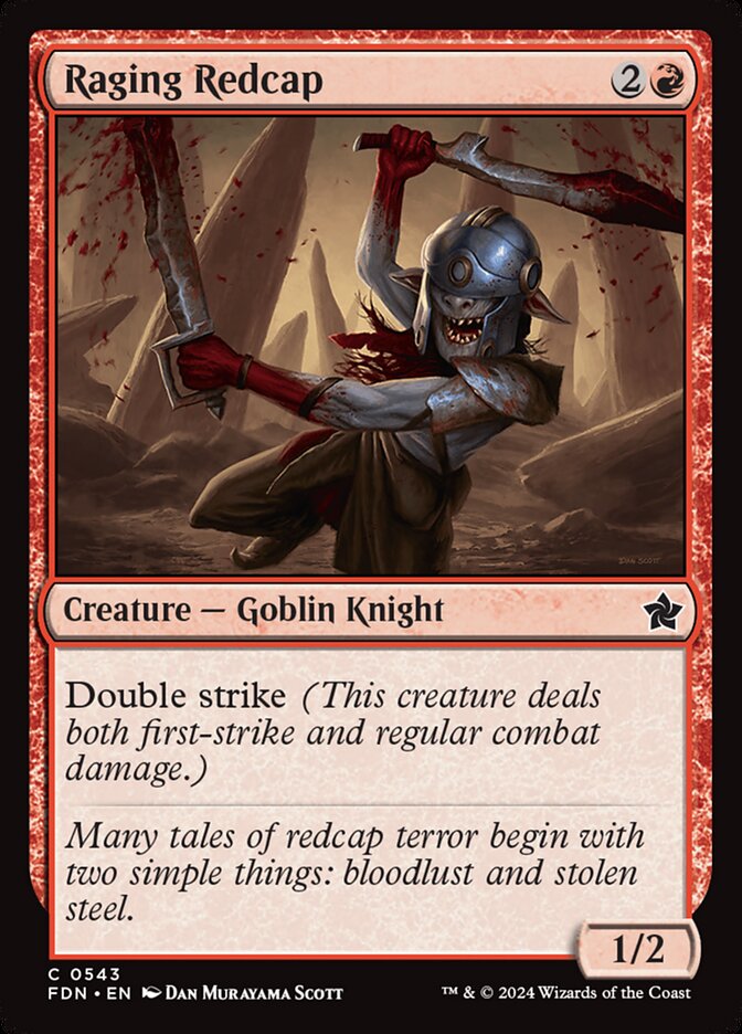 Raging Redcap card front
