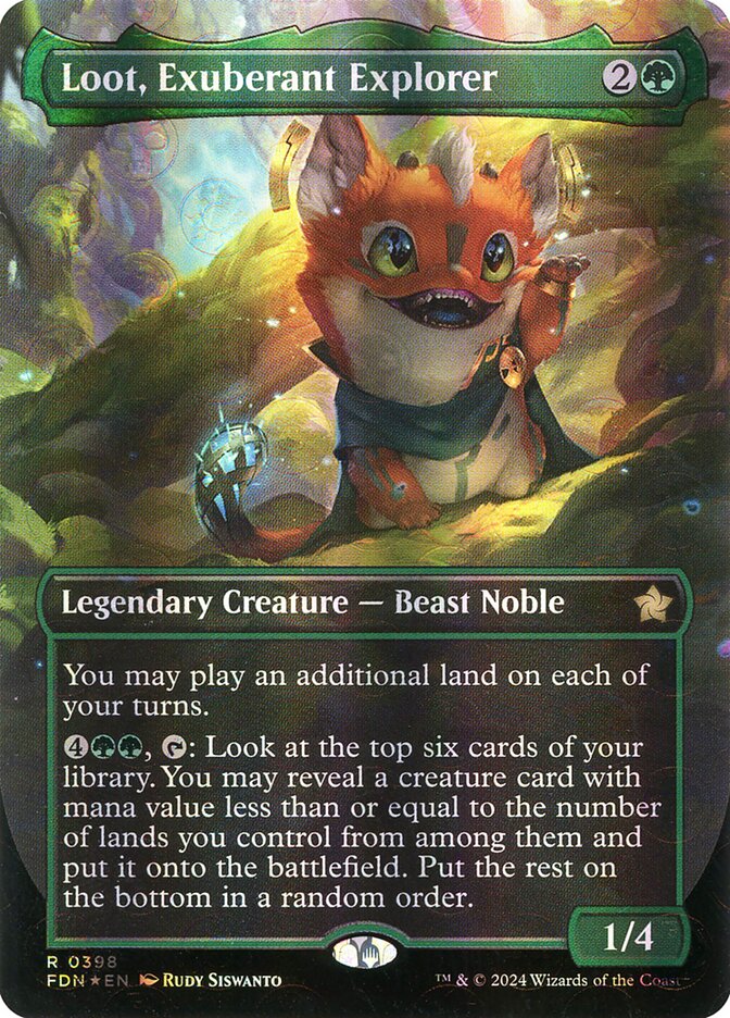 Loot, Exuberant Explorer card front