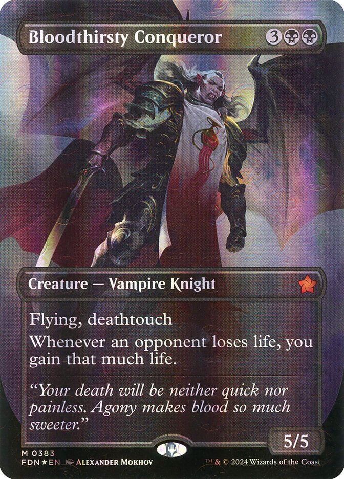 Bloodthirsty Conqueror card front