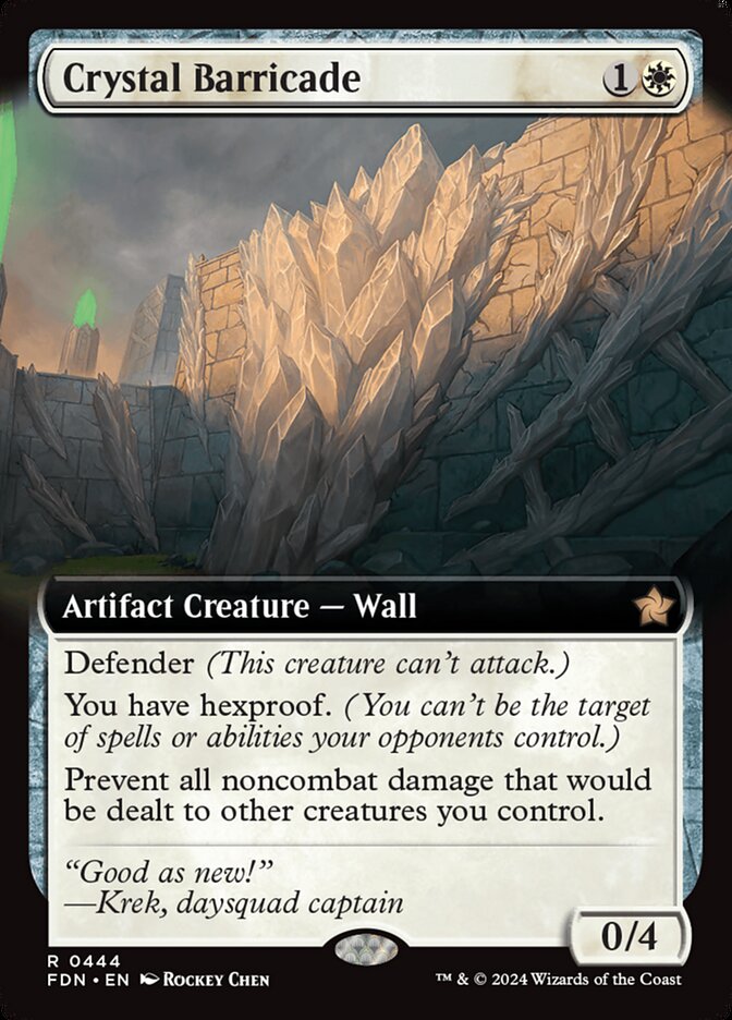 Crystal Barricade card front