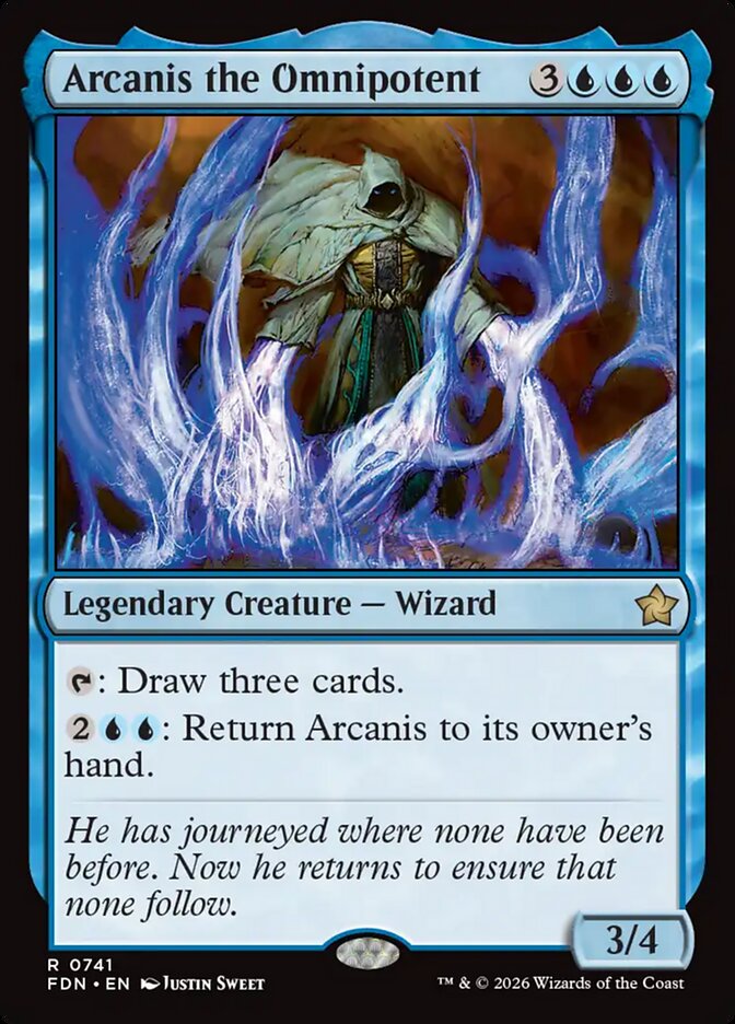 Arcanis the Omnipotent card front