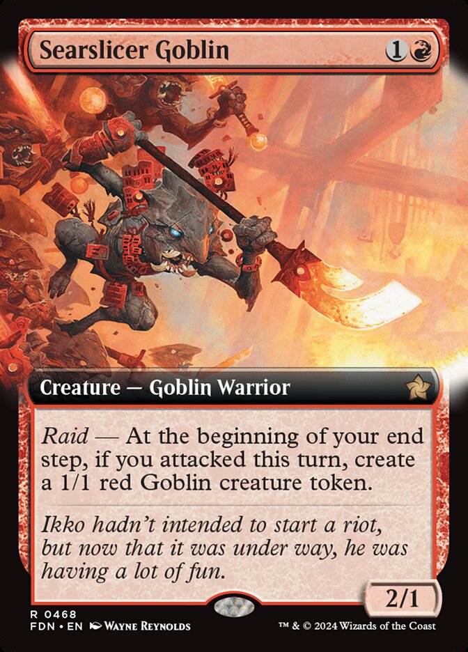 Searslicer Goblin card front