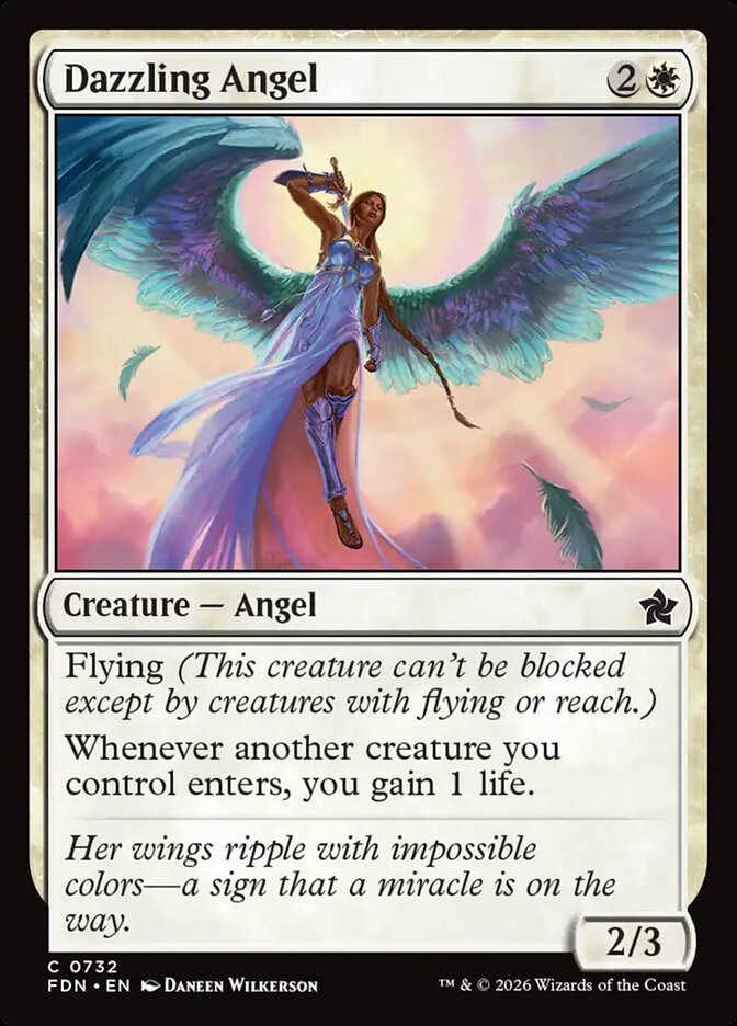 Dazzling Angel card front