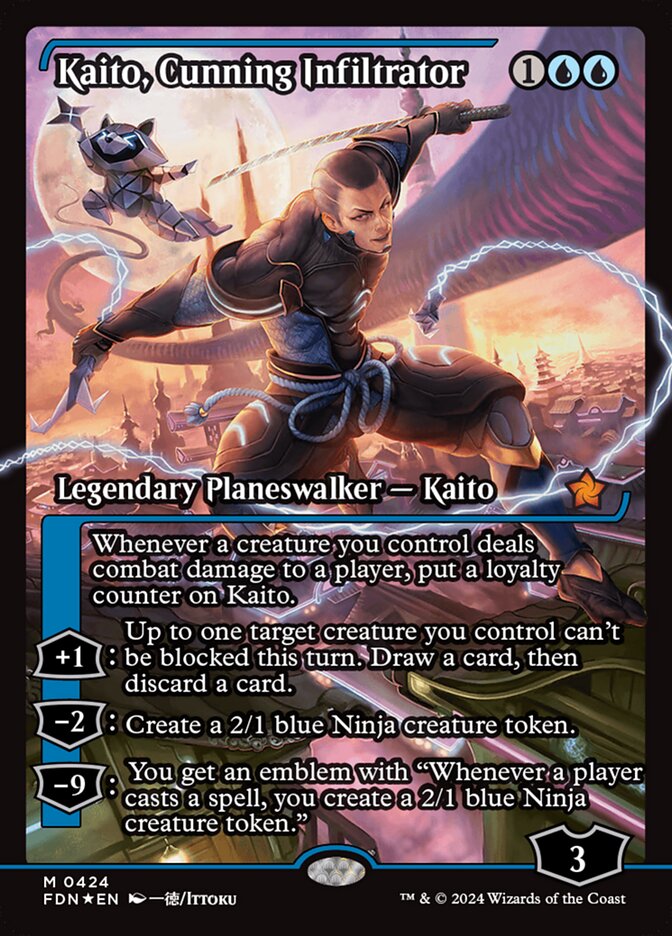 Kaito, Cunning Infiltrator card front