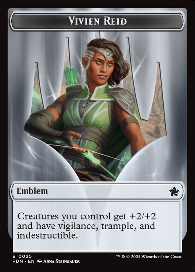 Vivien Reid Emblem card front
