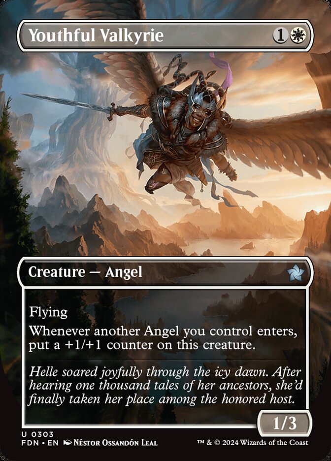 Youthful Valkyrie card front