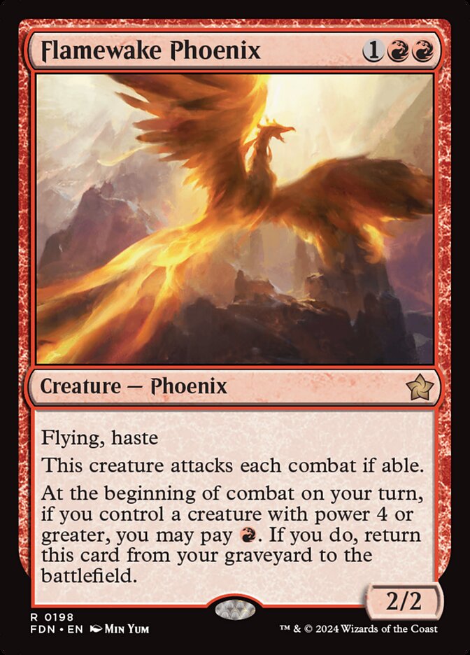 Flamewake Phoenix card front