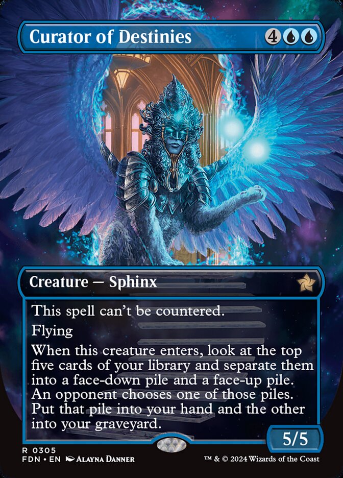 Curator of Destinies card front