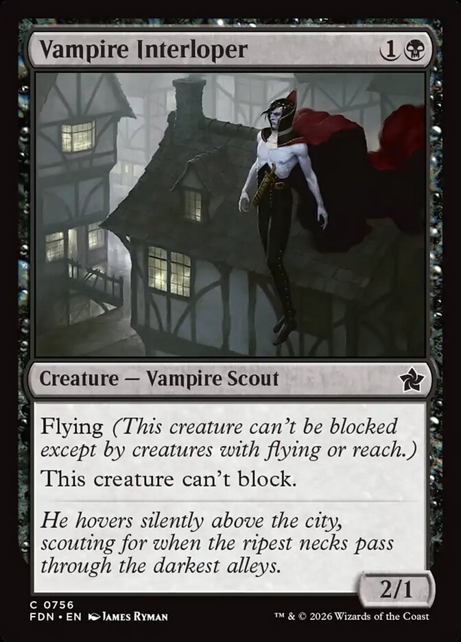 Vampire Interloper card front