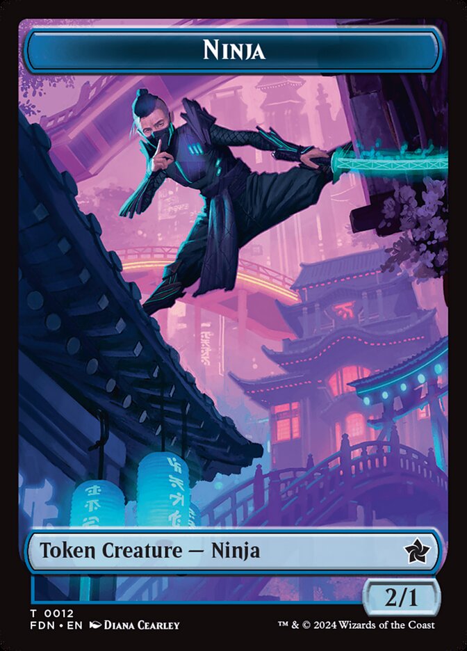 Ninja card front
