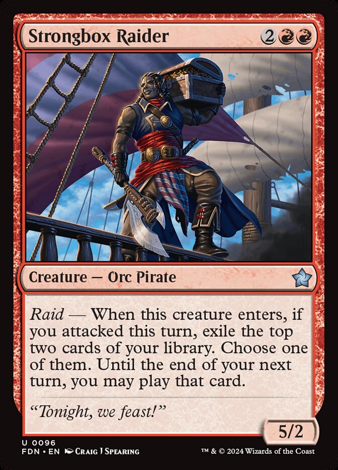 Strongbox Raider card front
