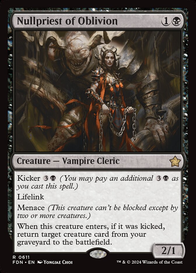 Nullpriest of Oblivion card front