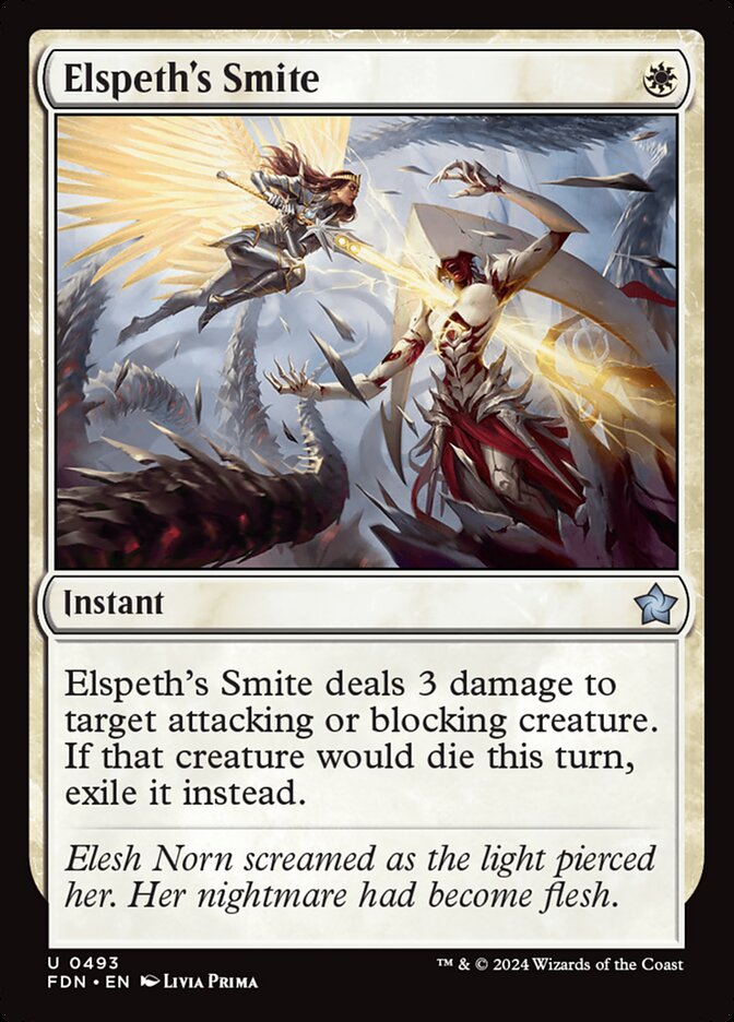 Elspeth's Smite card front