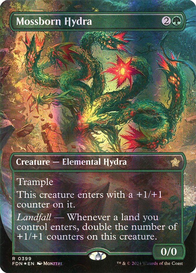 Mossborn Hydra card front