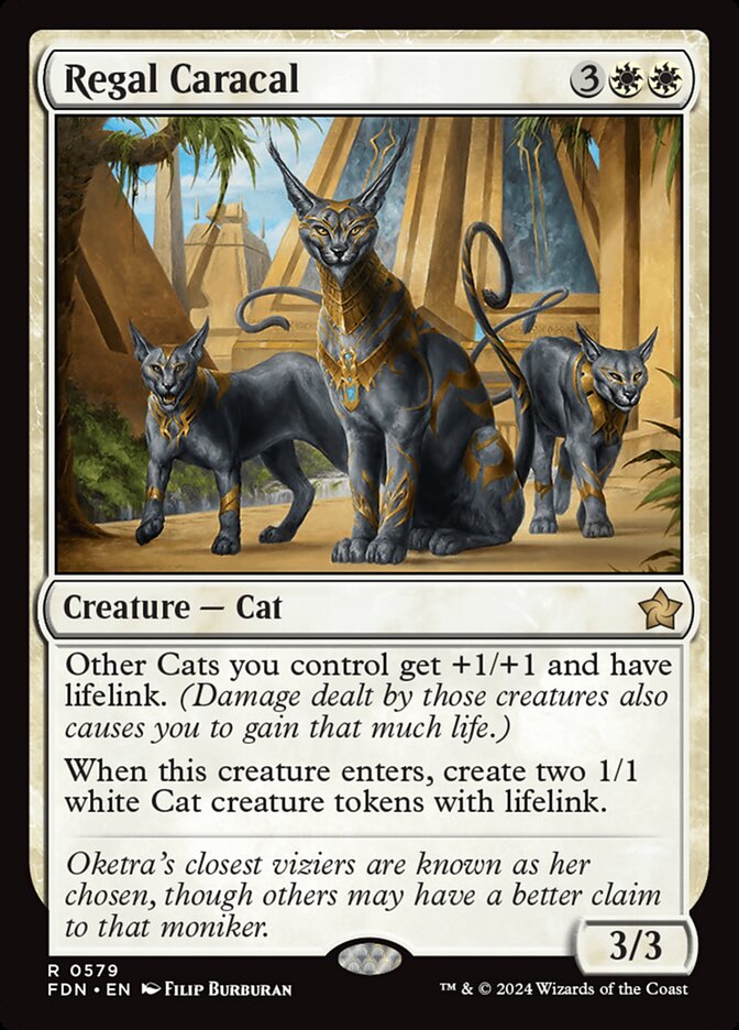 Regal Caracal card front