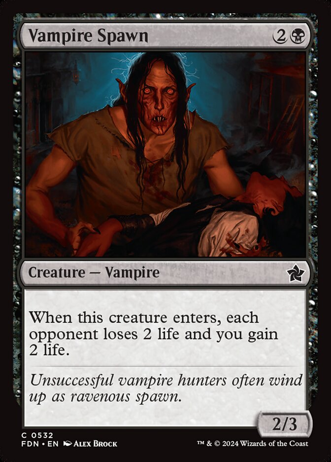 Vampire Spawn card front