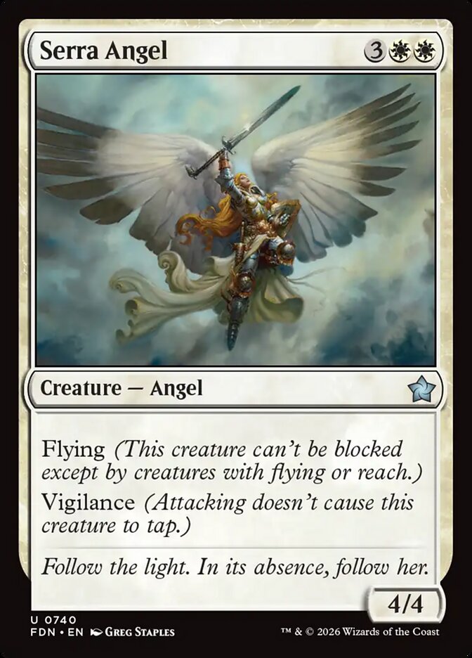 Serra Angel card front