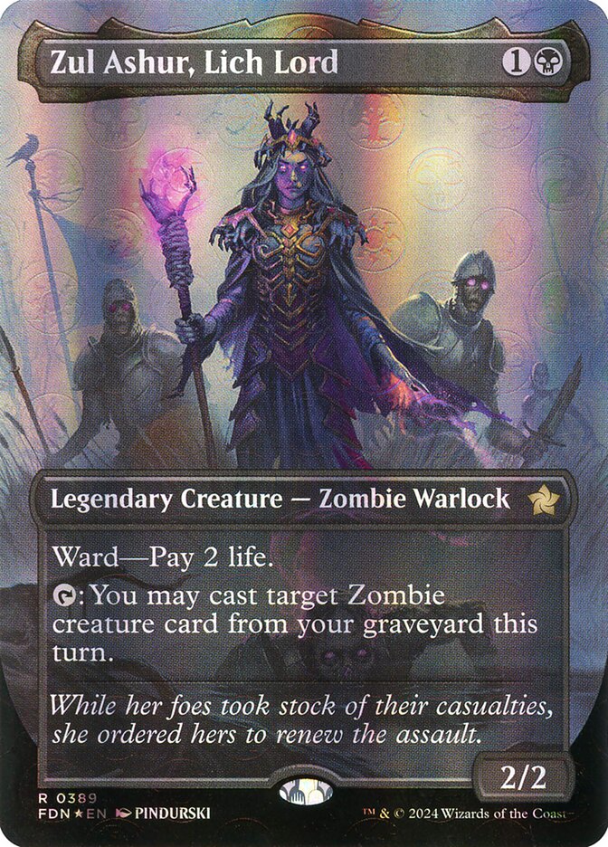 Zul Ashur, Lich Lord card front