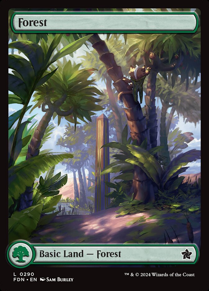 Forest card front