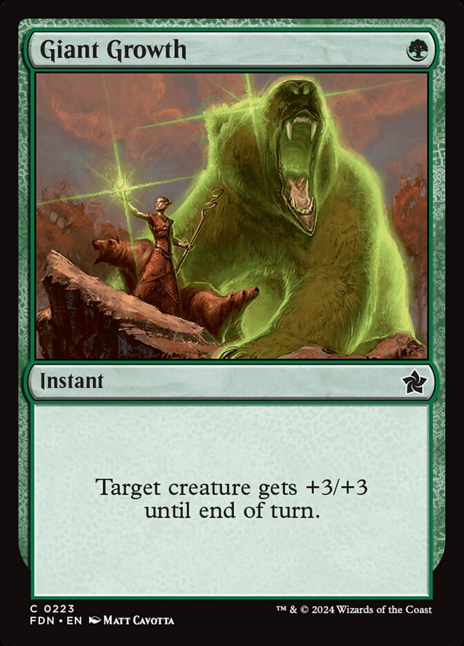 Giant Growth card front