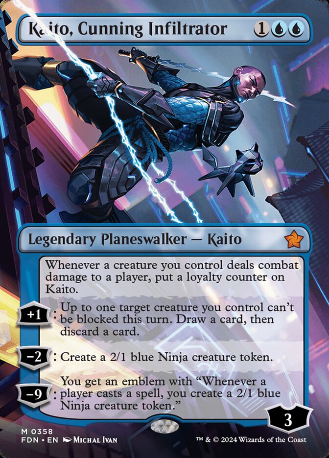 Kaito, Cunning Infiltrator card front