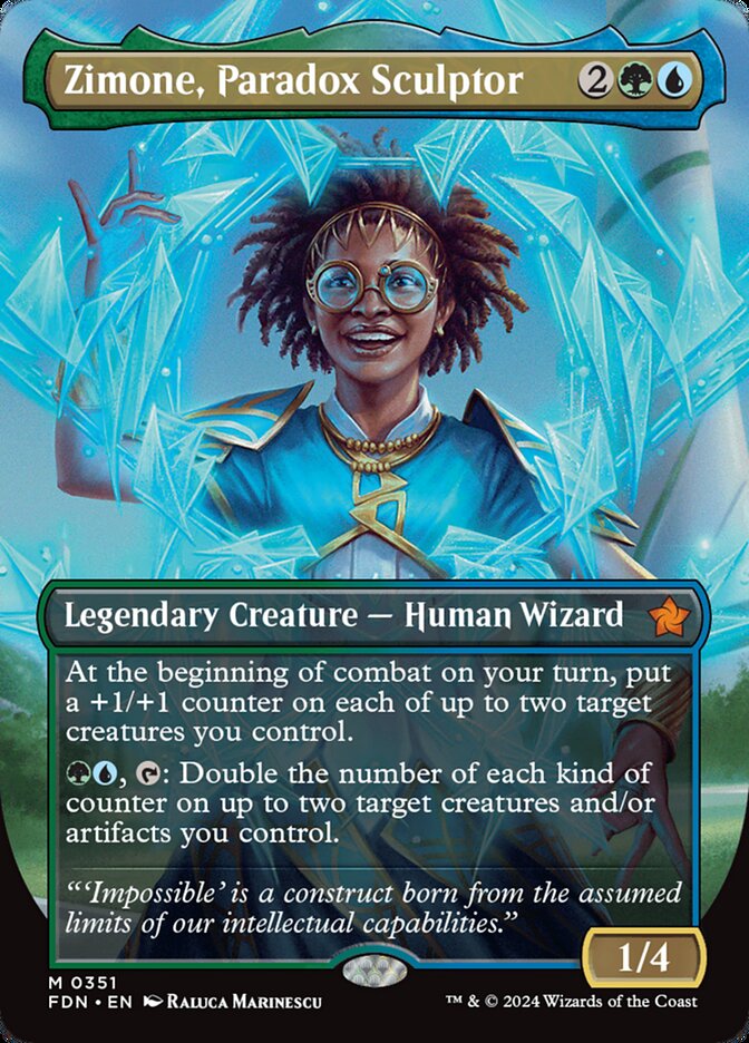 Zimone, Paradox Sculptor card front