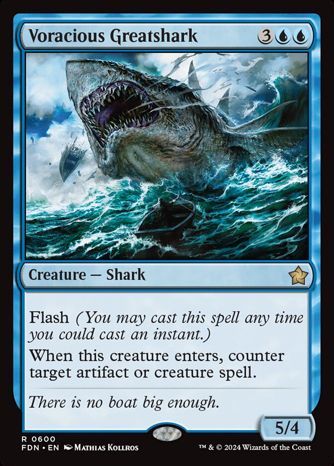 Voracious Greatshark card front