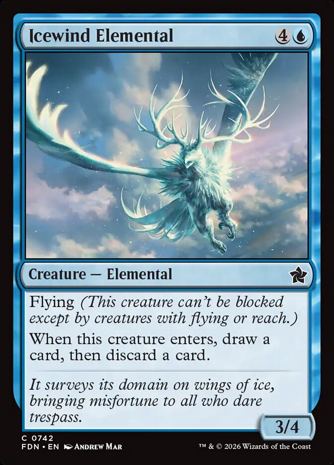Icewind Elemental card front